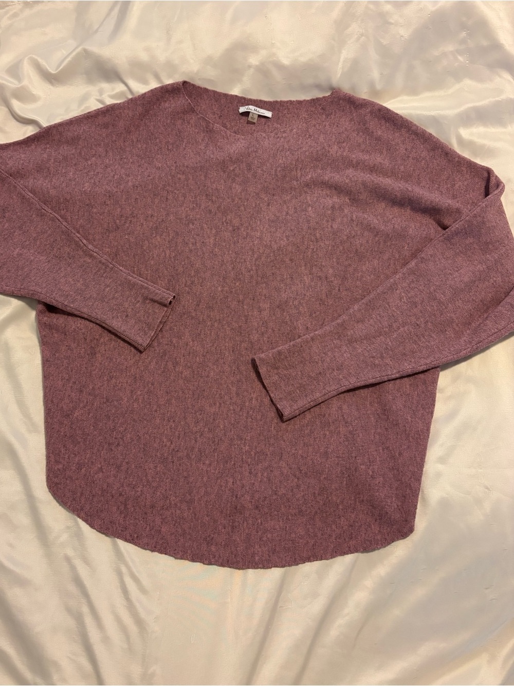 Bill Milano Dusty Mauve Crewneck Sweater
